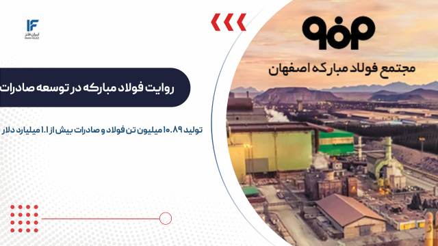 شگفتی سازی تولید و صادرات محصولات فولاد مبارکه در سال 1404