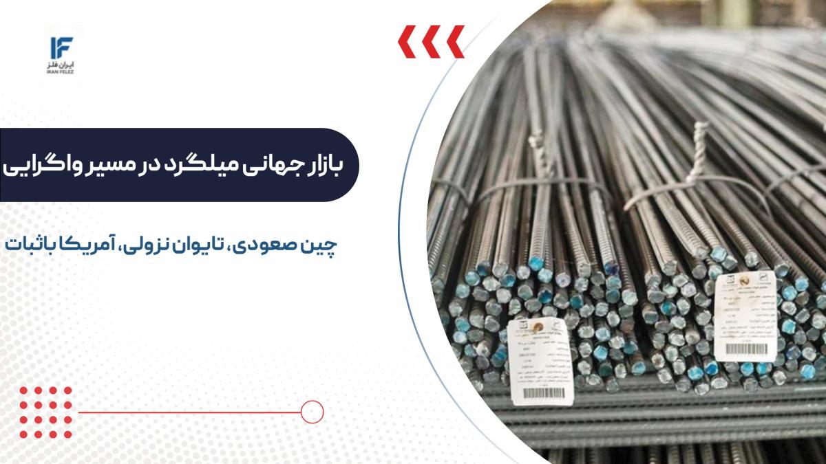 بازار جهانی میلگرد در مسیر واگرایی؛ چین صعودی، تایوان نزولی، آمریکا باثبات