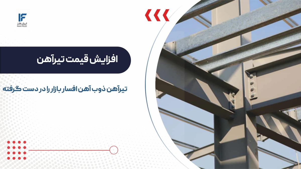 تیرآهن ذوب آهن اصفهان بازار فولاد را در دوازدهمین روز صعود متوالی تکان داد